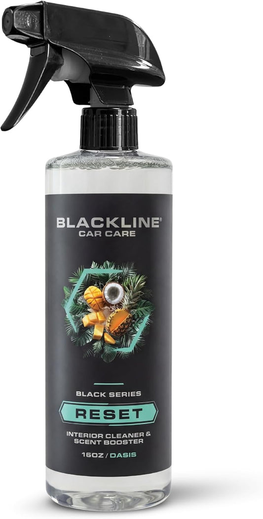 Luxury Scented Leather Interior Car Cleaner Reset Deep Cleans & Deodorizes All Surfaces, Ph-Neutral High-Foam Formula, Long-Lasting Premium Fragrance and Deodorization for Car - Oasis